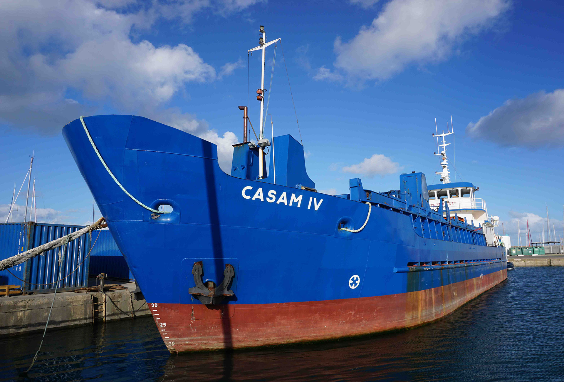 Pajarola, transport maritime vers l'Île d'Yeu : le caboteur CASAM IV