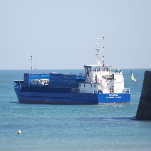 Pajarola, transport maritime vers l'Île d'Yeu : CASAM IV quitte les Sables d'Olonne