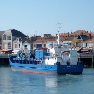 Pajarola, transport maritime vers l'Île d'Yeu : CASAM IV sort du chenal